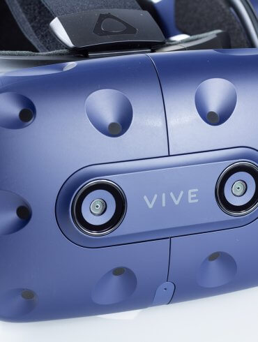 HTC Vive Pro - front view of headset